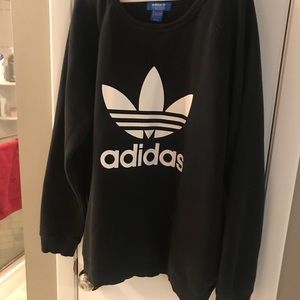 Adidas, black long sleeve woman’s hoodie - XL